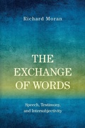 Cover: The Exchange of Words - Oxford University Press Inc