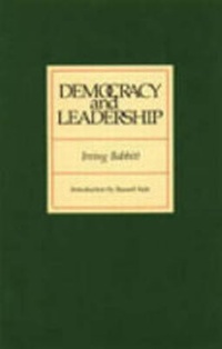 Abbildung von: Democracy & Leadership - Liberty Fund Inc