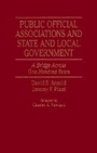 Cover: Public Official Associations and State and Local Government - George Mason University Press