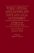 Cover: Public Official Associations and State and Local Government - George Mason University Press