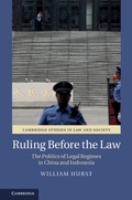 Cover: Ruling before the Law - Cambridge University Press