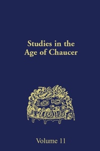 Enlarge image Cover: Studies in the Age of Chaucer - The New Chaucer Society
