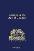 Cover: Studies in the Age of Chaucer - The New Chaucer Society