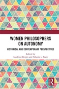 Cover: Women Philosophers on Autonomy - Routledge