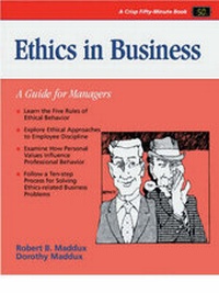 Abbildung von: Ethics in Business - Crisp Publications Inc