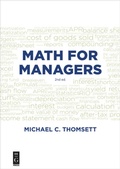 Cover: Math for Managers - De Gruyter