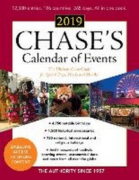 Abbildung von: Chase's Calendar of Events 2019 - Bernan Press