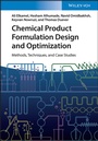 Cover: Chemical Product Formulation Design and Optimization - Wiley-VCH