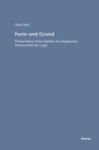 Cover: Form und Grund - Meiner