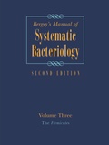 Cover: Bergey's Manual of Systematic Bacteriology - Springer