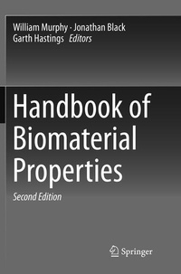 Enlarge image Cover: Handbook of Biomaterial Properties - Springer