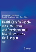 Cover: Health Care for People with Intellectual and Developmental Disabilities across the Lifespan - Springer