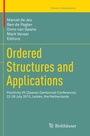 Cover: Ordered Structures and Applications - Birkhäuser