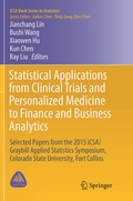 Cover: Statistical Applications from Clinical Trials and Personalized Medicine to Finance and Business Analytics - Springer
