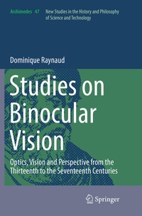 Enlarge image Cover: Studies on Binocular Vision - Springer
