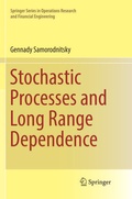Cover: Stochastic Processes and Long Range Dependence - Springer