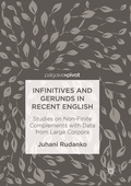 Cover: Infinitives and Gerunds in Recent English - Palgrave Macmillan