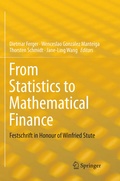 Cover: From Statistics to Mathematical Finance - Springer