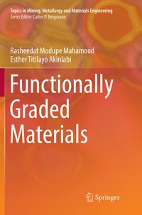 Enlarge image Cover: Functionally Graded Materials - Springer