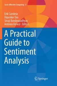 Enlarge image Cover: A Practical Guide to Sentiment Analysis - Springer