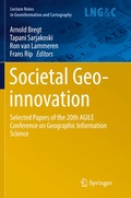 Cover: Societal Geo-innovation - Springer