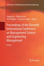 Cover: Proceedings of the Eleventh International Conference on Management Science and Engineering Management - Springer