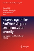 Cover: Proceedings of the 2nd Workshop on Communication Security - Springer