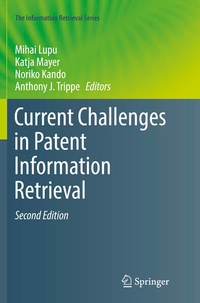 Enlarge image Cover: Current Challenges in Patent Information Retrieval - Springer