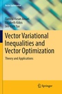 Cover: Vector Variational Inequalities and Vector Optimization - Springer