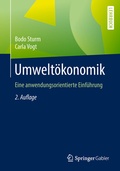 Cover: Umwelt&ouml;konomik - Springer Gabler