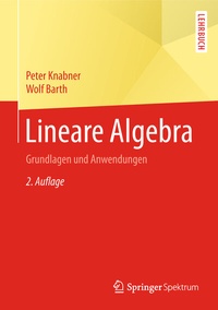 Abbildung von: Lineare Algebra - Springer Spektrum