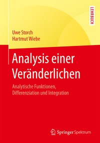 Abbildung von: Analysis einer Veränderlichen - Springer Spektrum