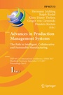 Cover: Advances in Production Management Systems. The Path to Intelligent, Collaborative and Sustainable Manufacturing - Springer
