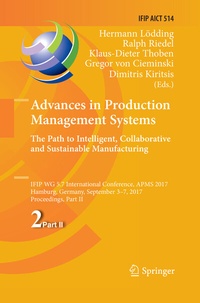 Abbildung von: Advances in Production Management Systems. The Path to Intelligent, Collaborative and Sustainable Manufacturing - Springer