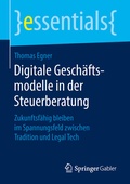 Cover: Digitale Gesch&auml;ftsmodelle in der Steuerberatung - Springer Gabler