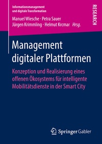 Abbildung von: Management digitaler Plattformen - Springer Gabler