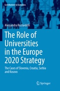 Cover: The Role of Universities in the Europe 2020 Strategy - Springer