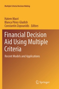 Enlarge image Cover: Financial Decision Aid Using Multiple Criteria - Springer