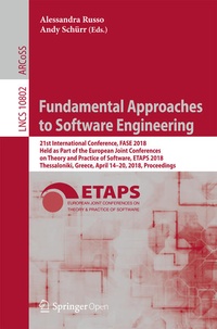 Enlarge image Cover: Fundamental Approaches to Software Engineering - Springer