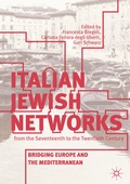 Cover: Italian Jewish Networks from the Seventeenth to the Twentieth Century - Palgrave Macmillan