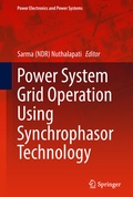 Cover: Power System Grid Operation Using Synchrophasor Technology - Springer