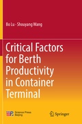 Cover: Critical Factors for Berth Productivity in Container Terminal - Springer