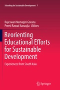 Cover: Reorienting Educational Efforts for Sustainable Development - Springer