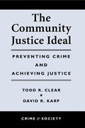 Cover: The Community Justice Ideal - Routledge