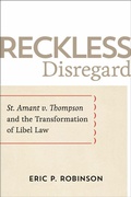 Cover: Reckless Disregard - Louisiana State University Press