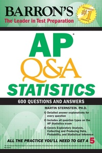 Enlarge image Cover: AP Q&A Statistics: With 600 Questions and Answers - Barron's Educational Series Inc.,U.S.