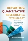 Cover: Reporting Quantitative Research in Psychology - American Psychological Association