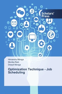 Enlarge image Cover: Optimization Technique - Job Scheduling - Scholars' Press