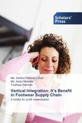 Cover: Vertical Integration: It's Benefit in Footwear Supply Chain - Scholars' Press