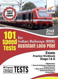 Enlarge image Cover: 101 Speed Test for Indian Railways (Rrb) Assistant Loco Pilot Exam Stage I & II - Disha Publication